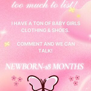 Baby Girls Clothing & Shoes Collection (Newborn-18 Months)